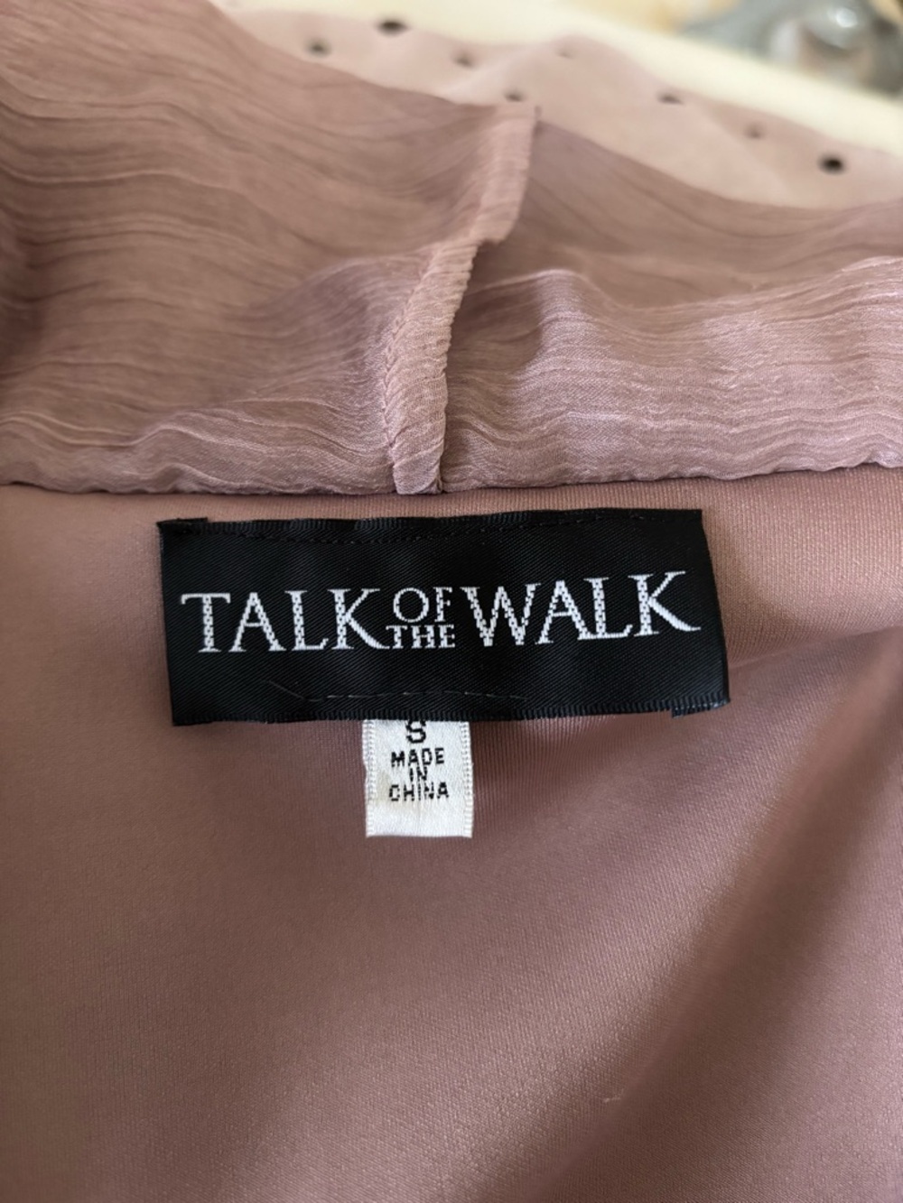 Talk of the Walk Mauve Blouse with Delicate Textured Yoke - Picture 9 of 13